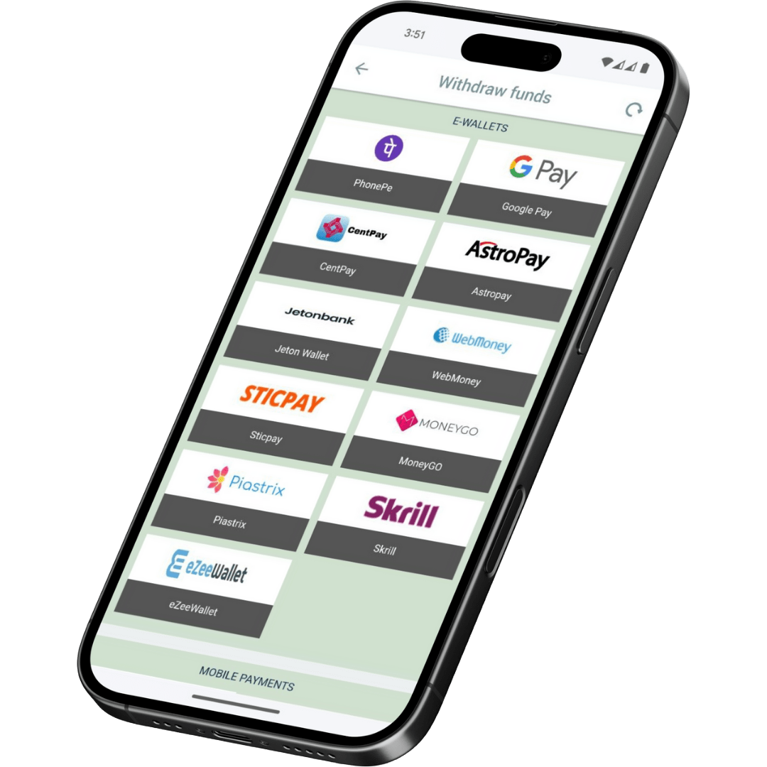 Melbet Payment Methods Table